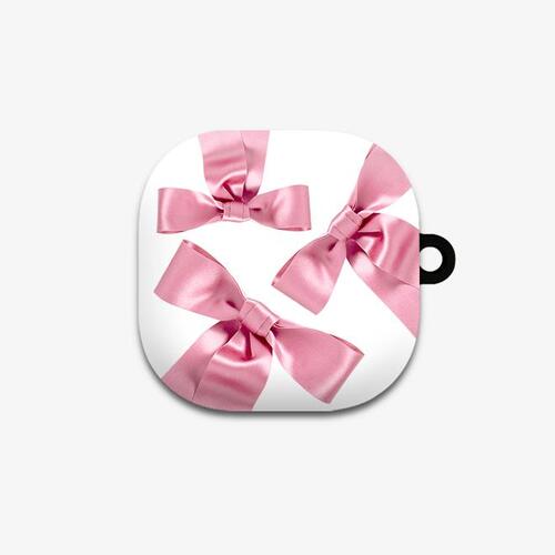 [버즈 라이브 케이스]Cute ribbon 핑크